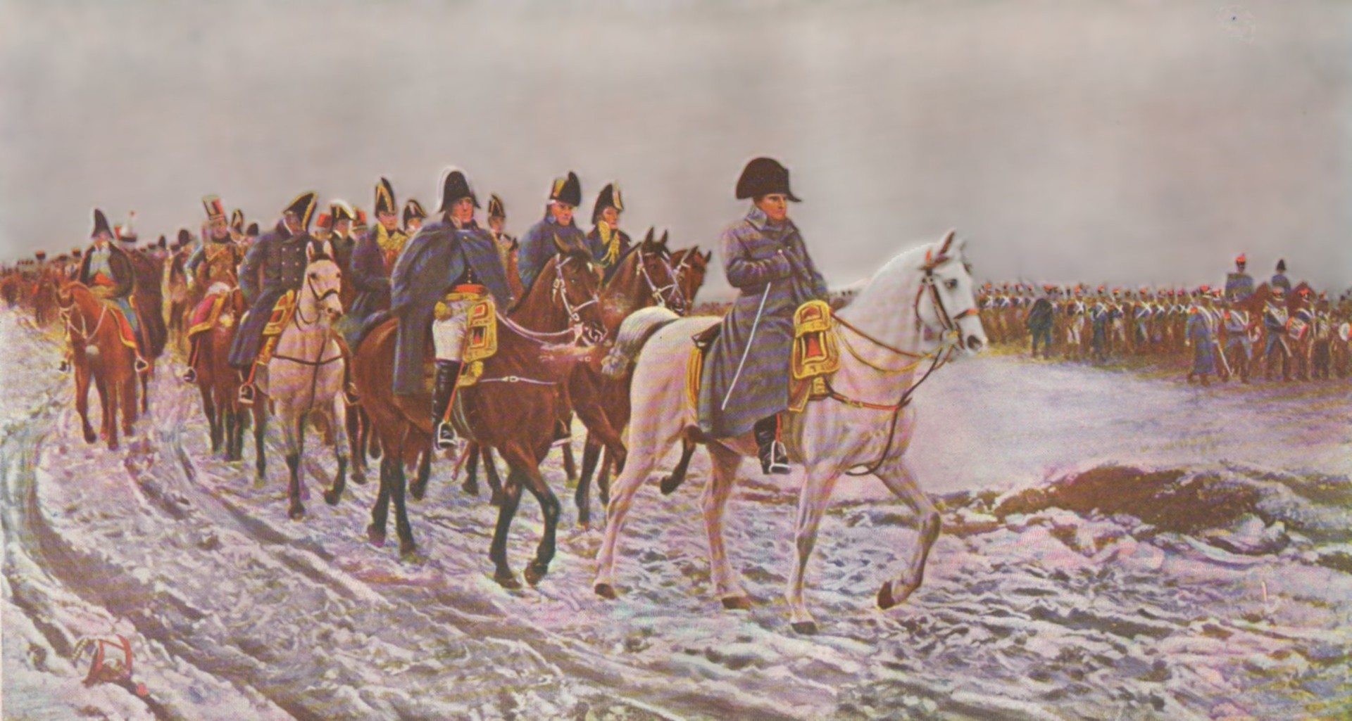 Наполеоновата војска по поразот во Русија  