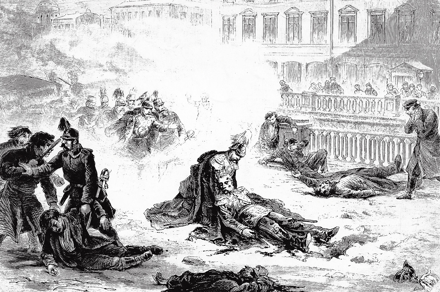 Die Ermordung Alexanders II. von Russland 1881