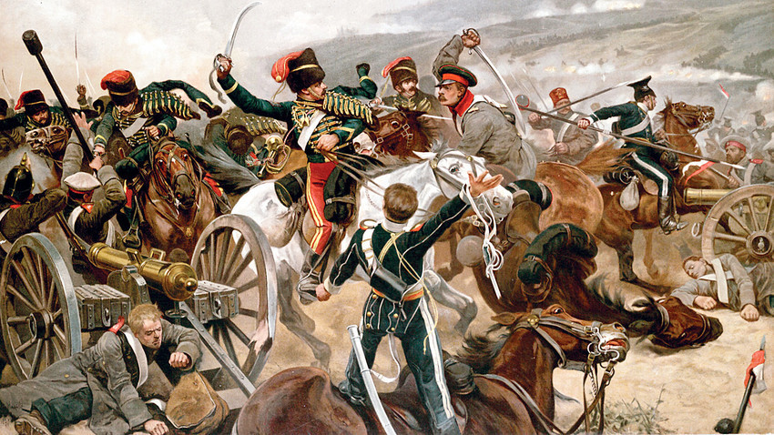 Ричард Кејтон Вудвил помладиит. Напад на лесната коњице, 1897.