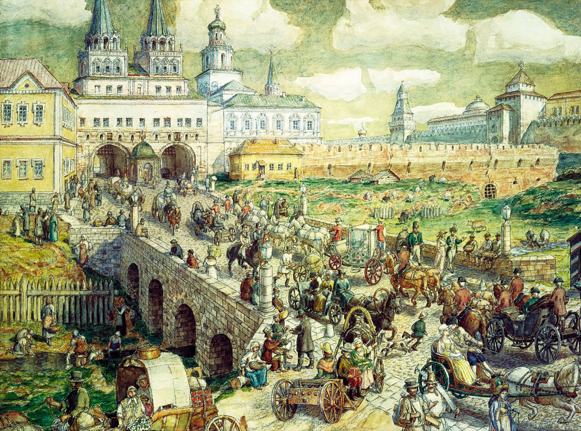 Moskau im 18. Jahrhundert