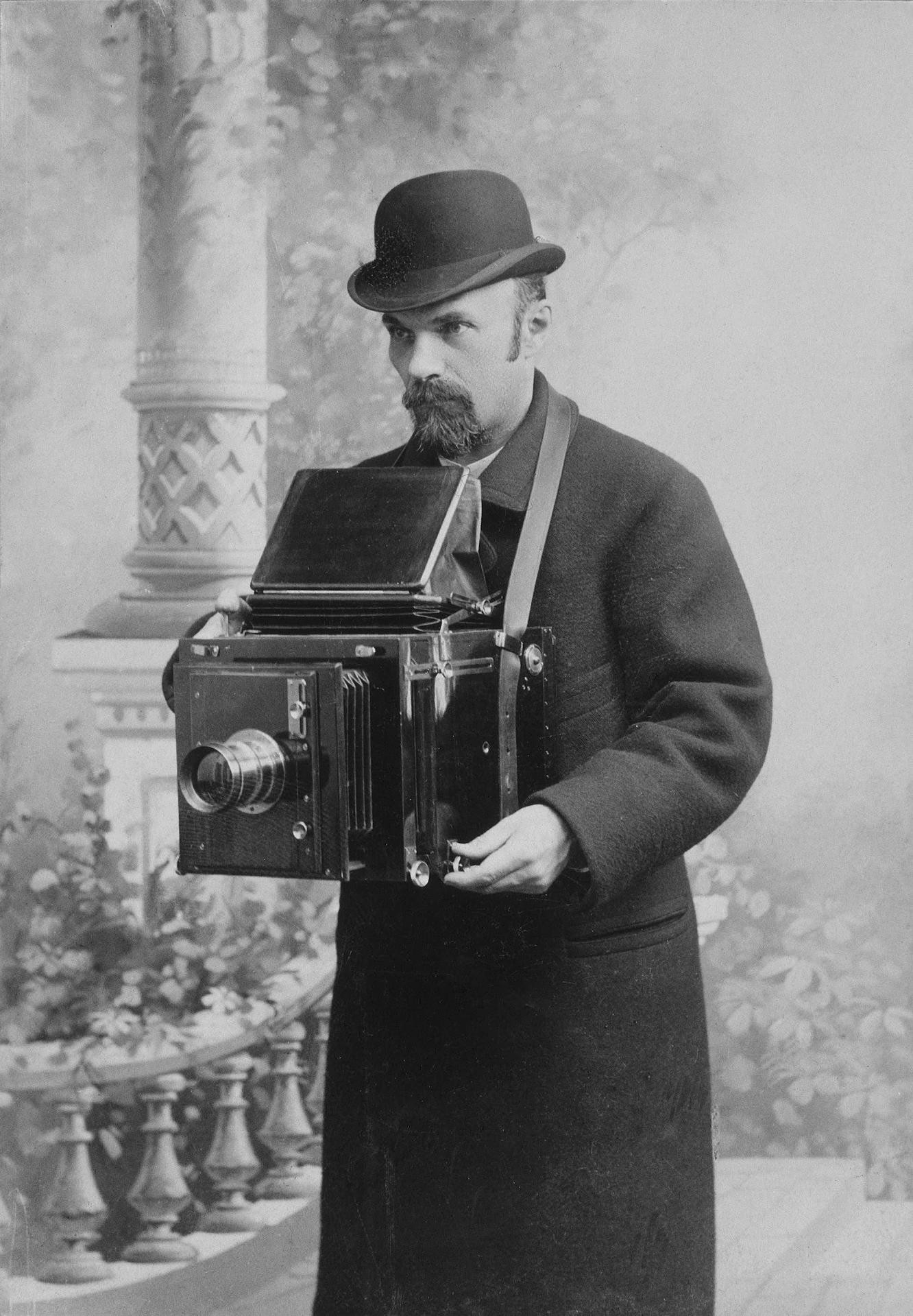 Karl Bulla, potret diri, 1917.