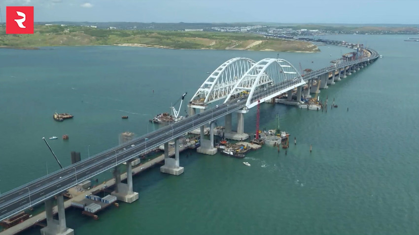video le chantier du pont de crimee en quelques faits  chiffres