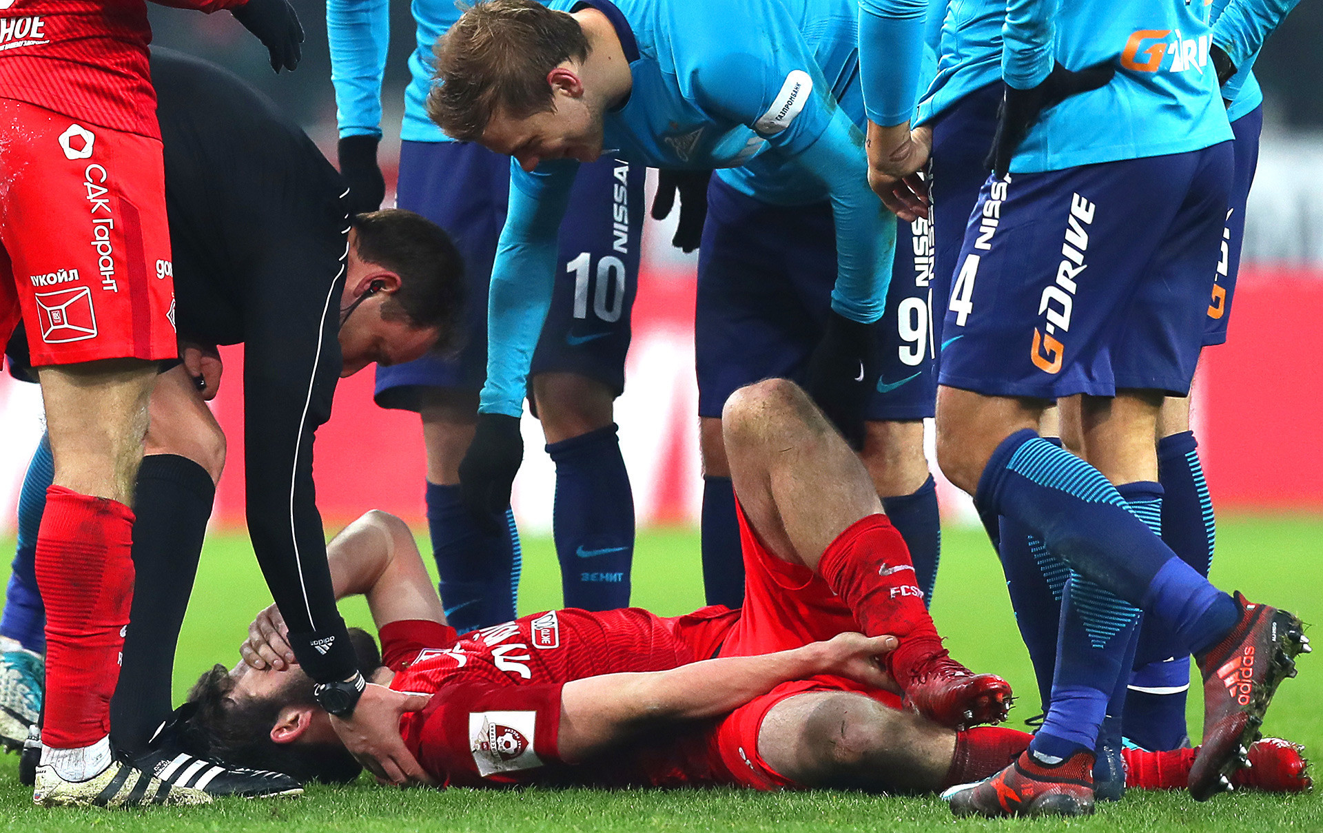 Anggota timnas Georgi Dzhikiya kemungkinan akan absen pada laga Piala Dunia menyusul cedera ligamen yang ia derita pada Januari lalu.
