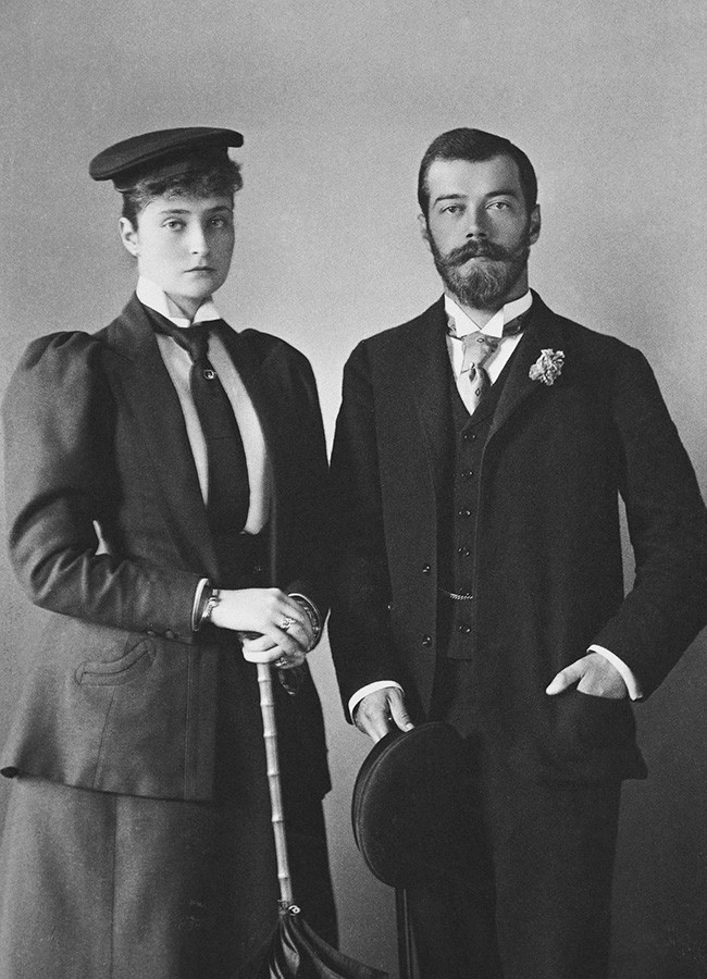 Nikolai Alexandrowitsch und Frau Alix von Hessen, 1894
