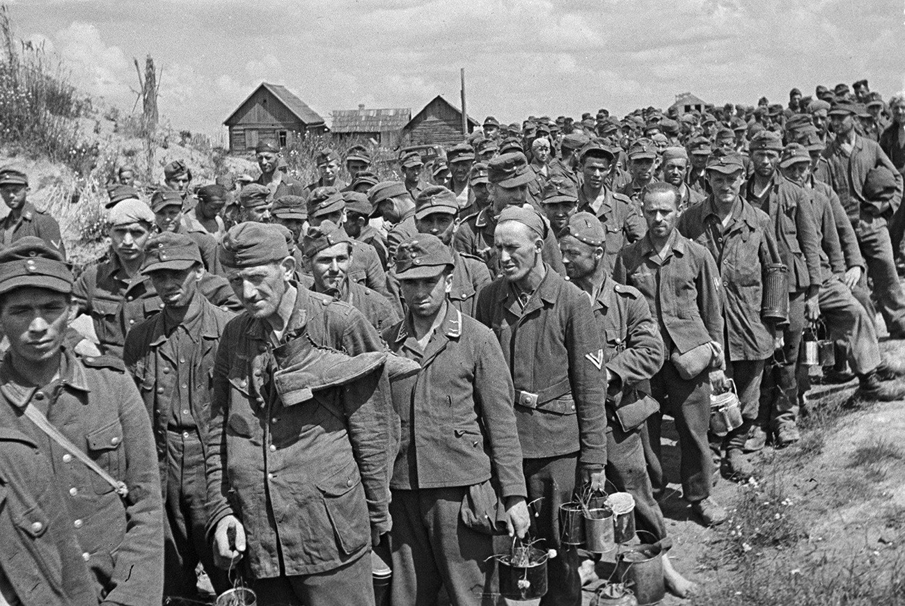Германски заробеници во околината на Гомељ

