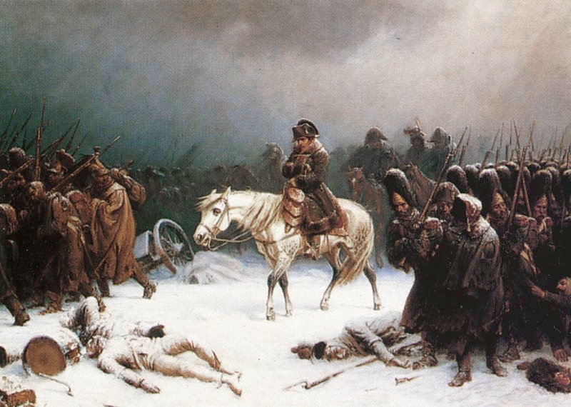 Napoleon se povlači iz Moskve
