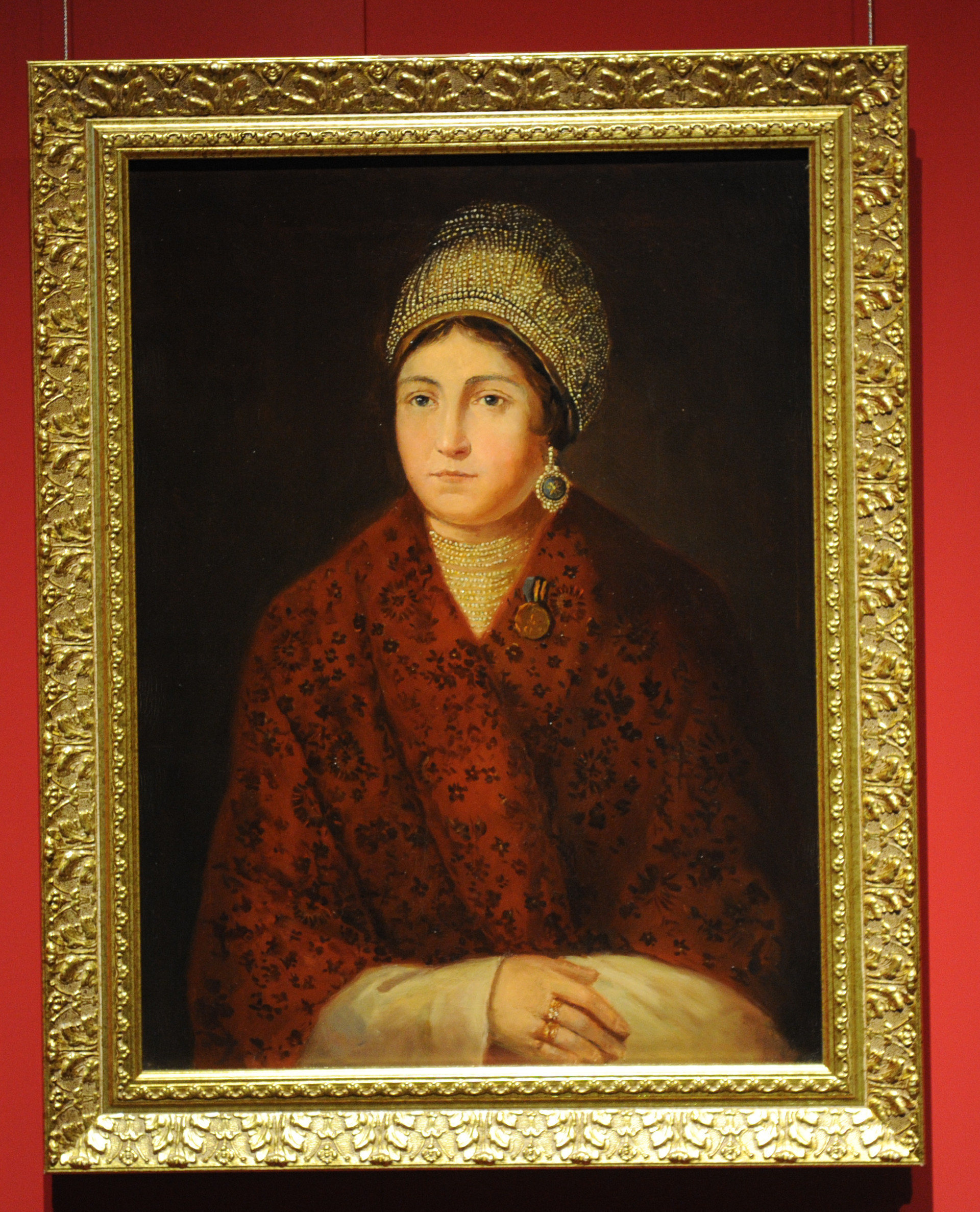 Portret Vasilise Kožine, kopija Stanislava Loča iz 1959. godine po originalu A.F. Smirnova iz 1813.