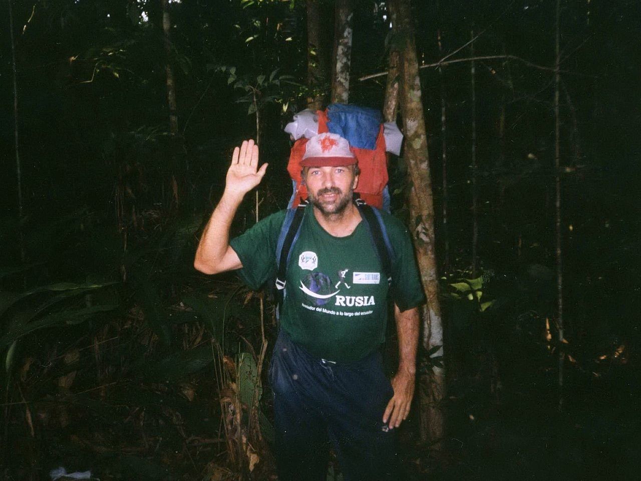 Vladimir Lisenko u amazonskoj džungli.
