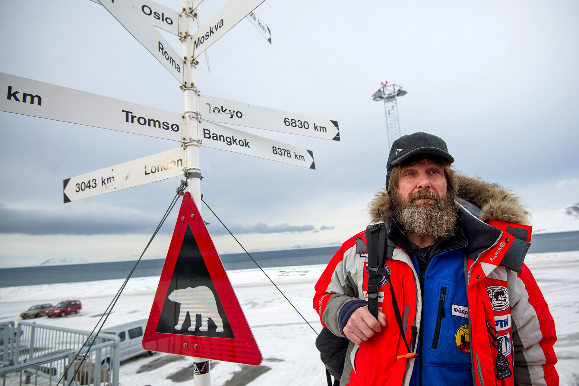 Fjodor Konjuhov na otočju Spitsbergen