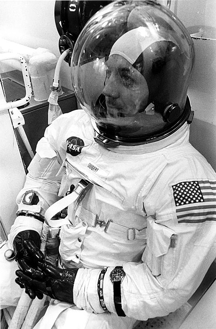 Астронавт Джек Суайгерт в 1970