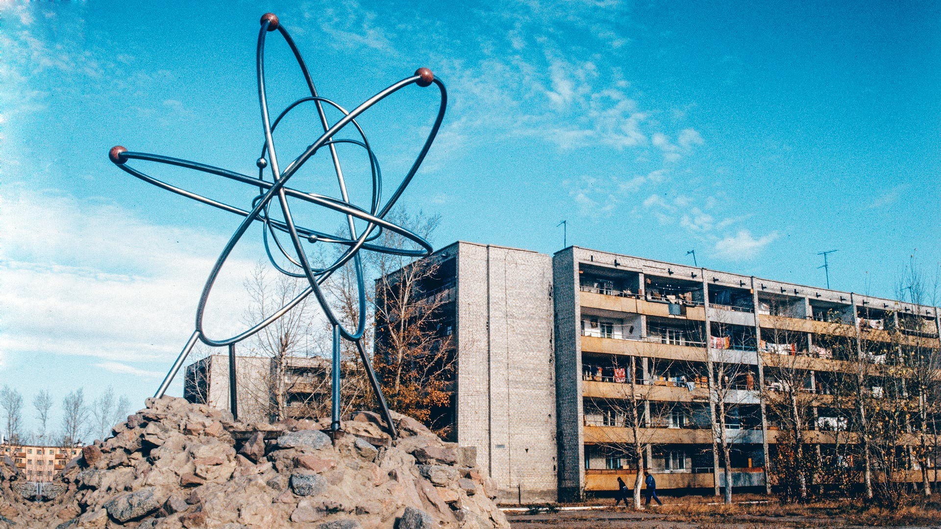 セミパラチンスク核実験場に隣接した核実験におけるかつての中心都市であったクルチャトフ市