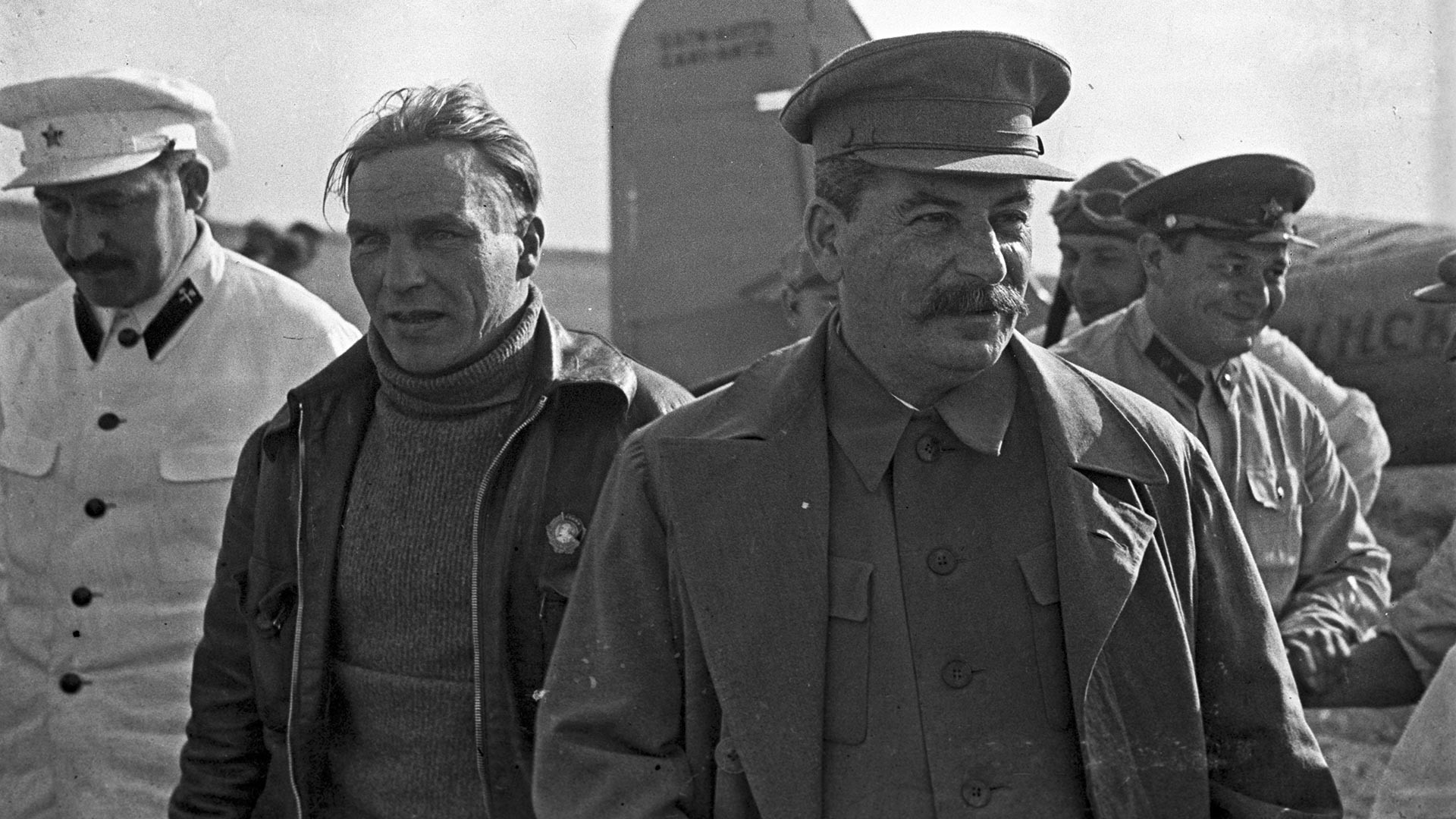 Tschkalow und Stalin