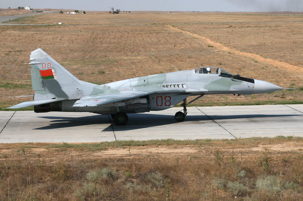 Caza MiG-29 bielorruso.

