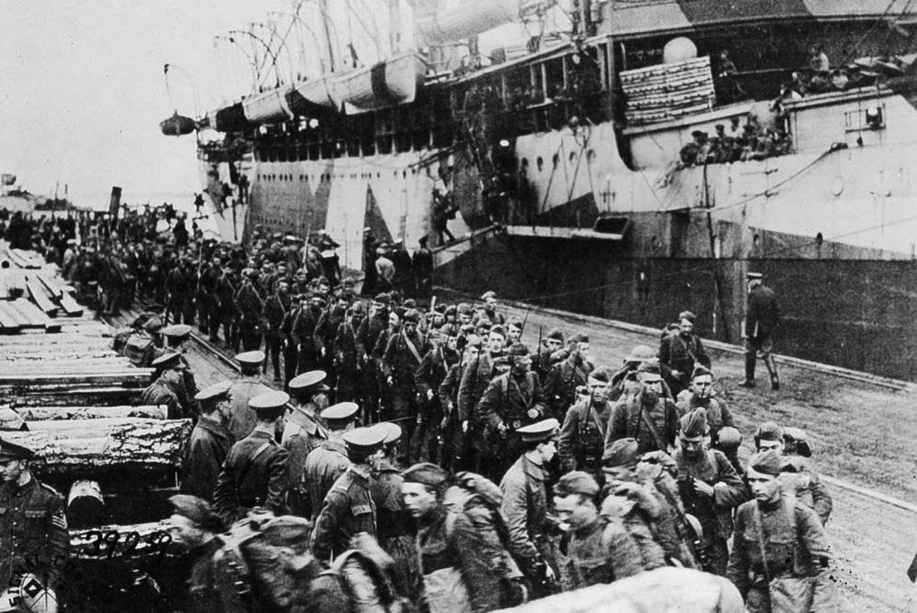 Amerikanci u Arhangeljsku, rujan 1918.
