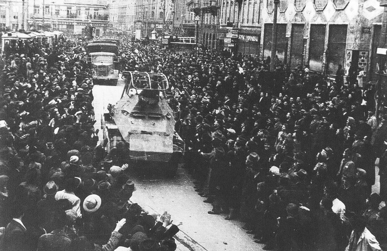 Долазак немачке војске у Загреб.