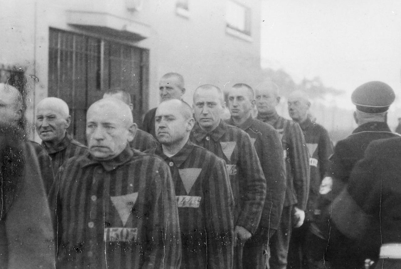 Interniranci v koncentracijskem taborišču Sachsenhausen