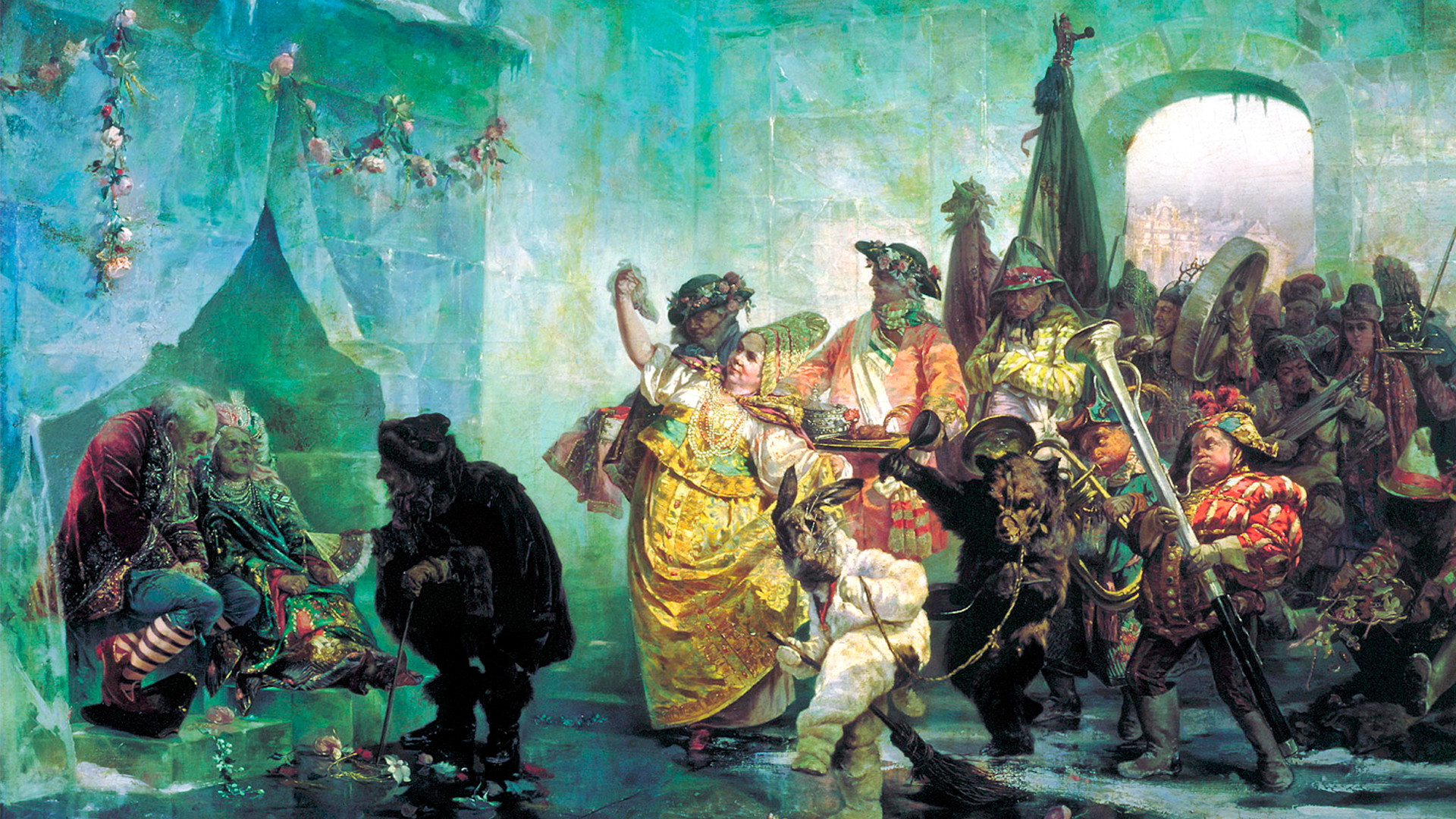 "Svadba u Ledenoj palači", Valerij Jakobi, 1878. 