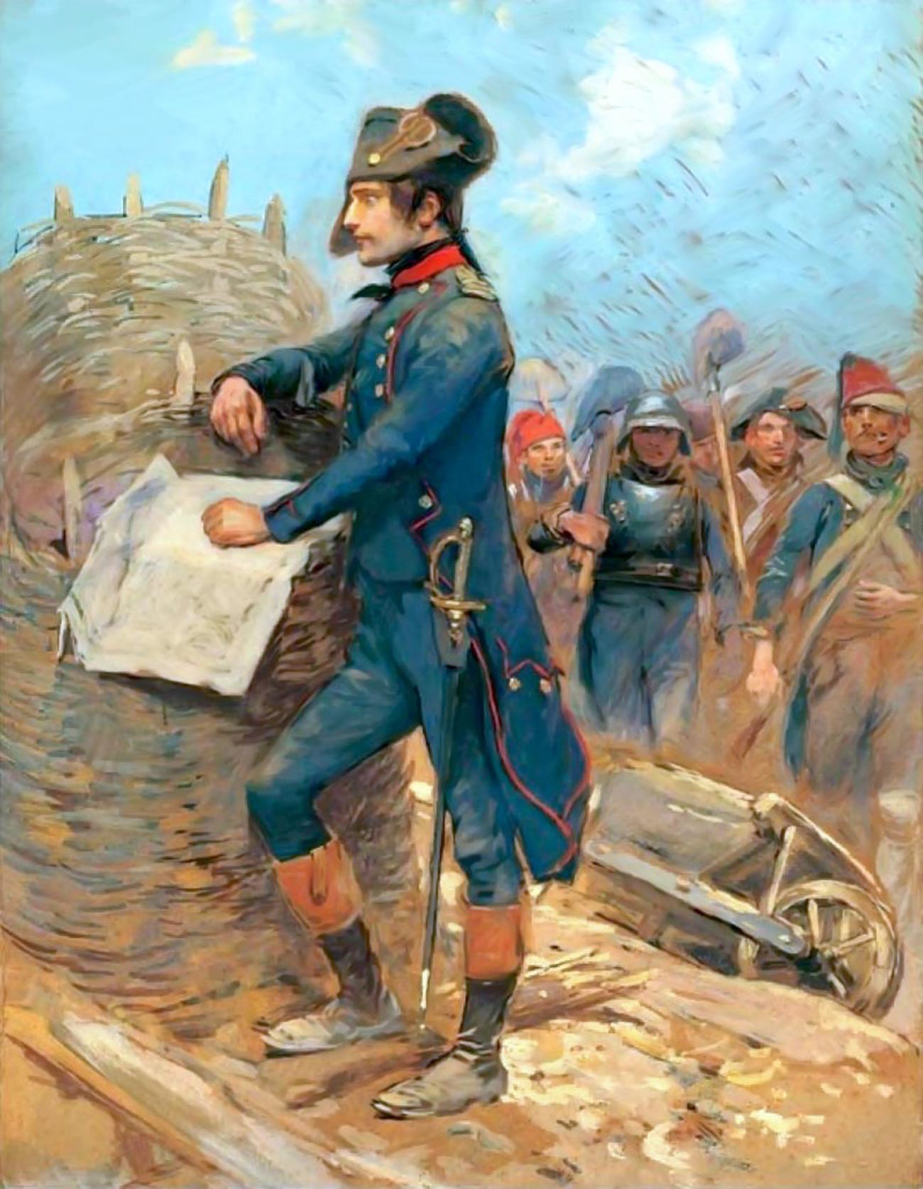 Napoleón en el sitio de Tolón, 1793