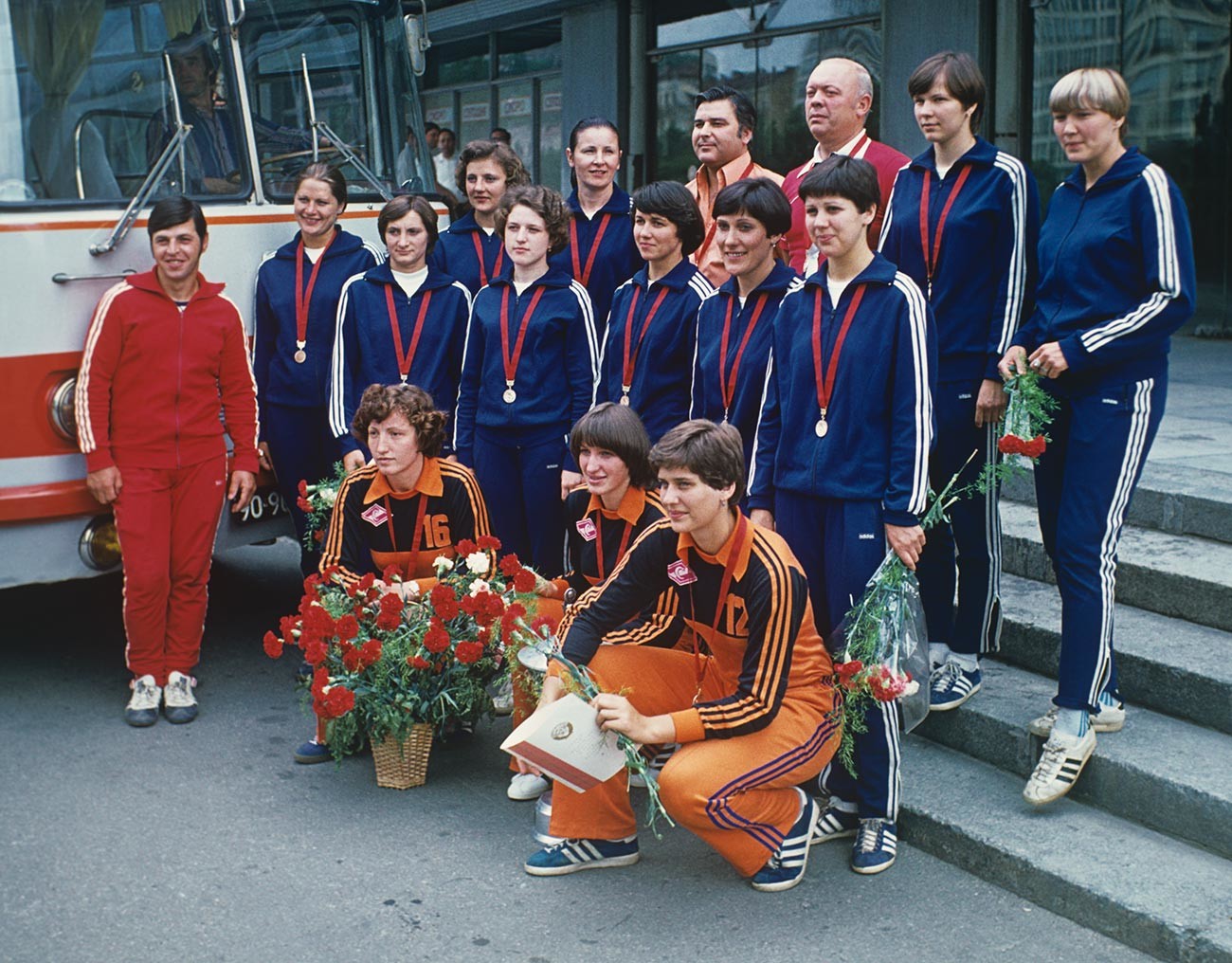 Женска рукометна екипа кијевског „Спартака“ која је 11 пута била шампион СССР.