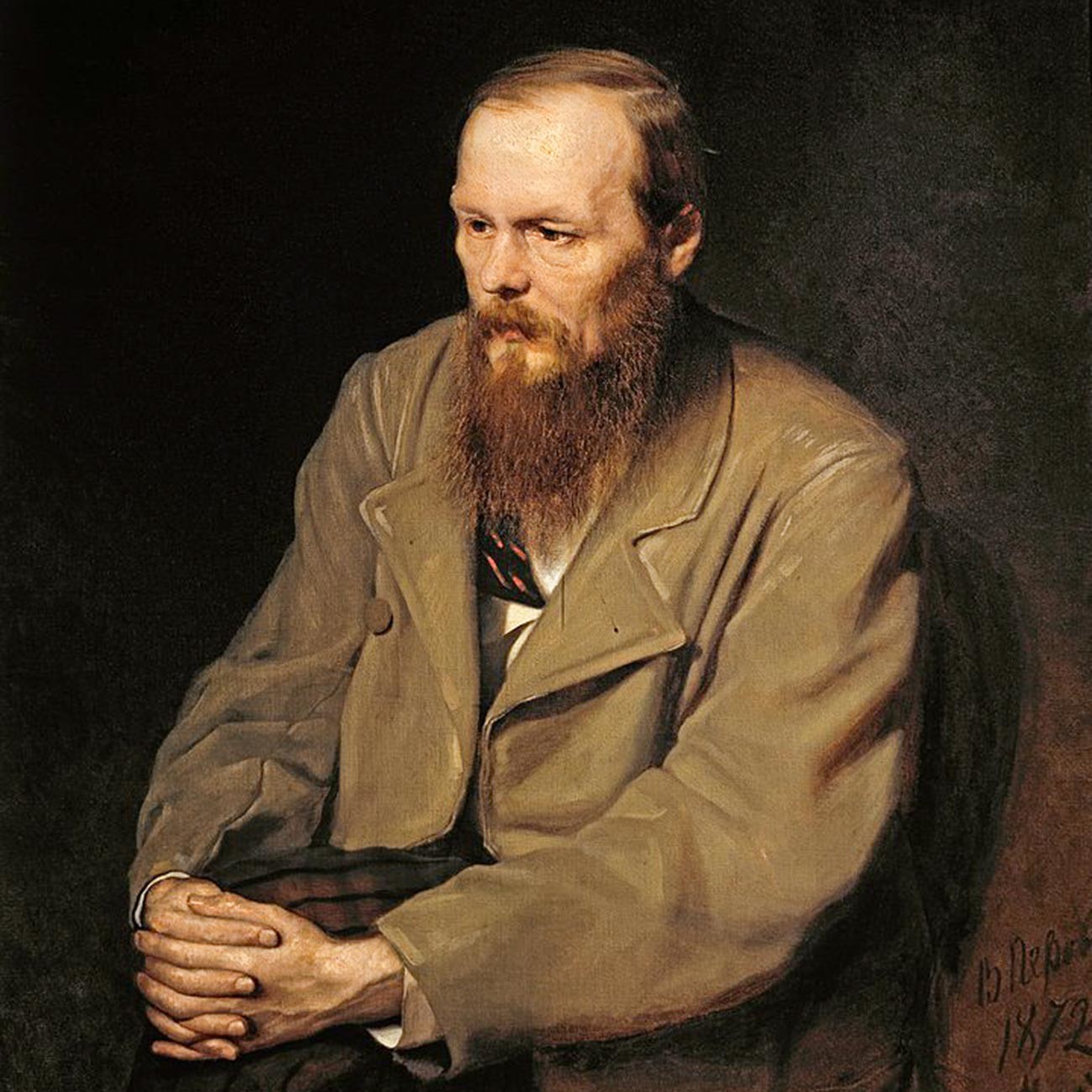 Ein Porträt von Fjodor Dostojewski.