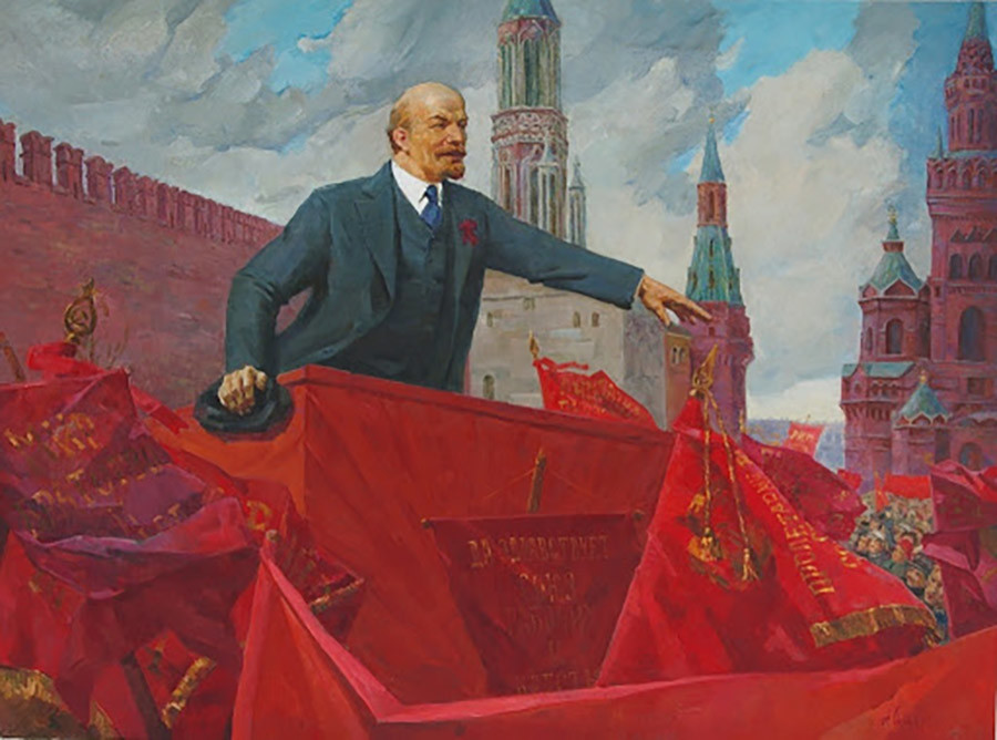 „Лењинов наступ“, А. Е. Сидоров