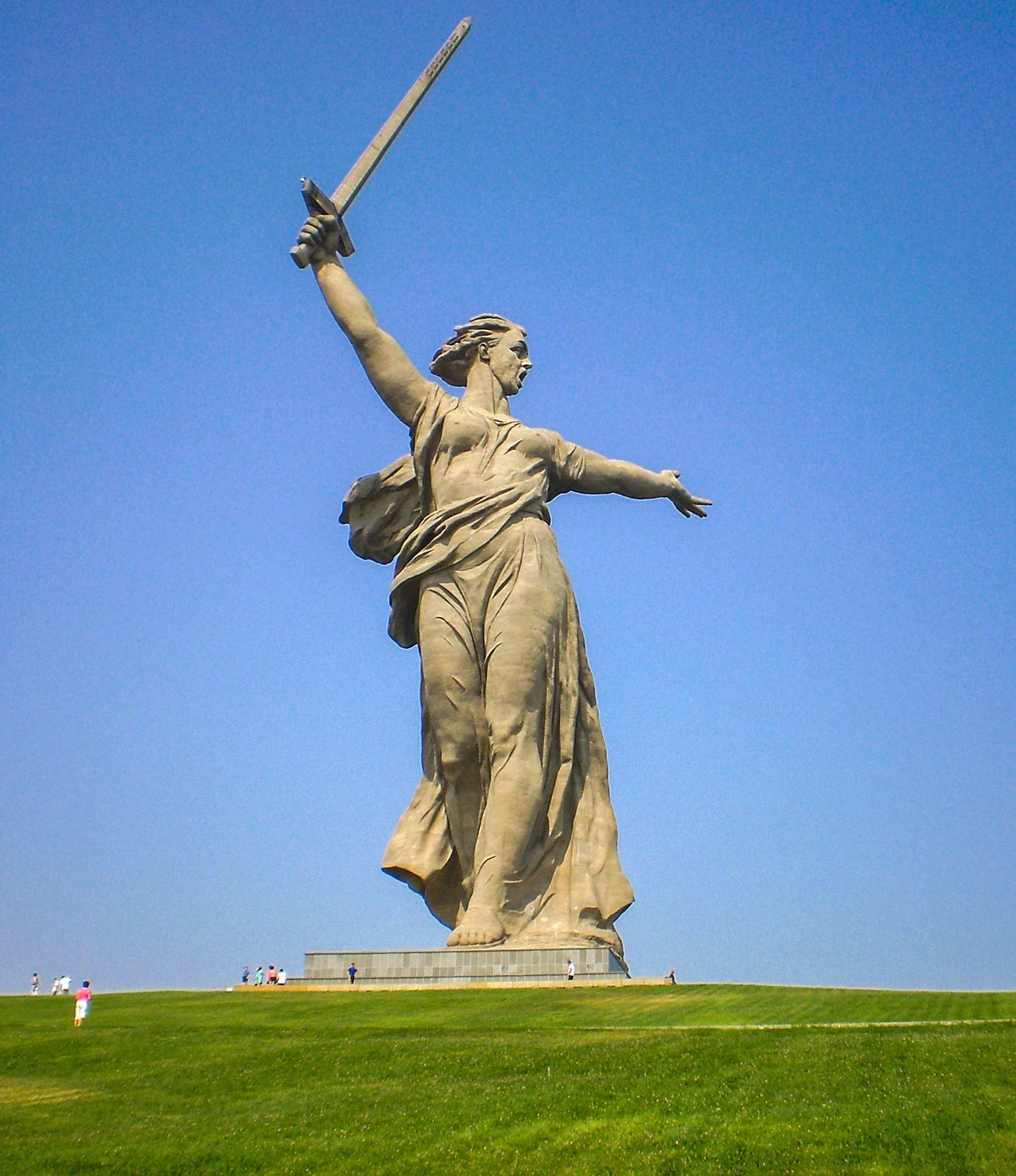 Monumento ‘La patria llama’ en Volgogrado.