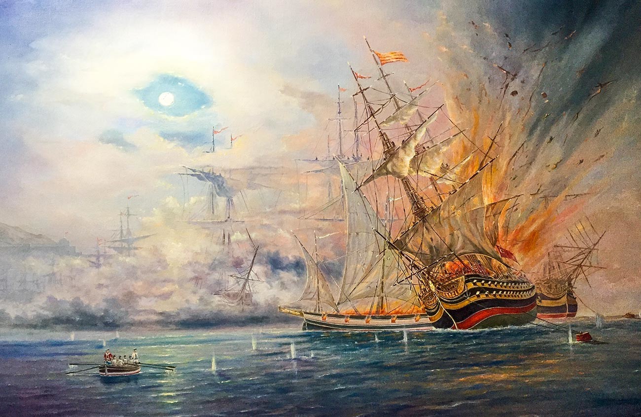 «Чесменское сражение 1770 года».
