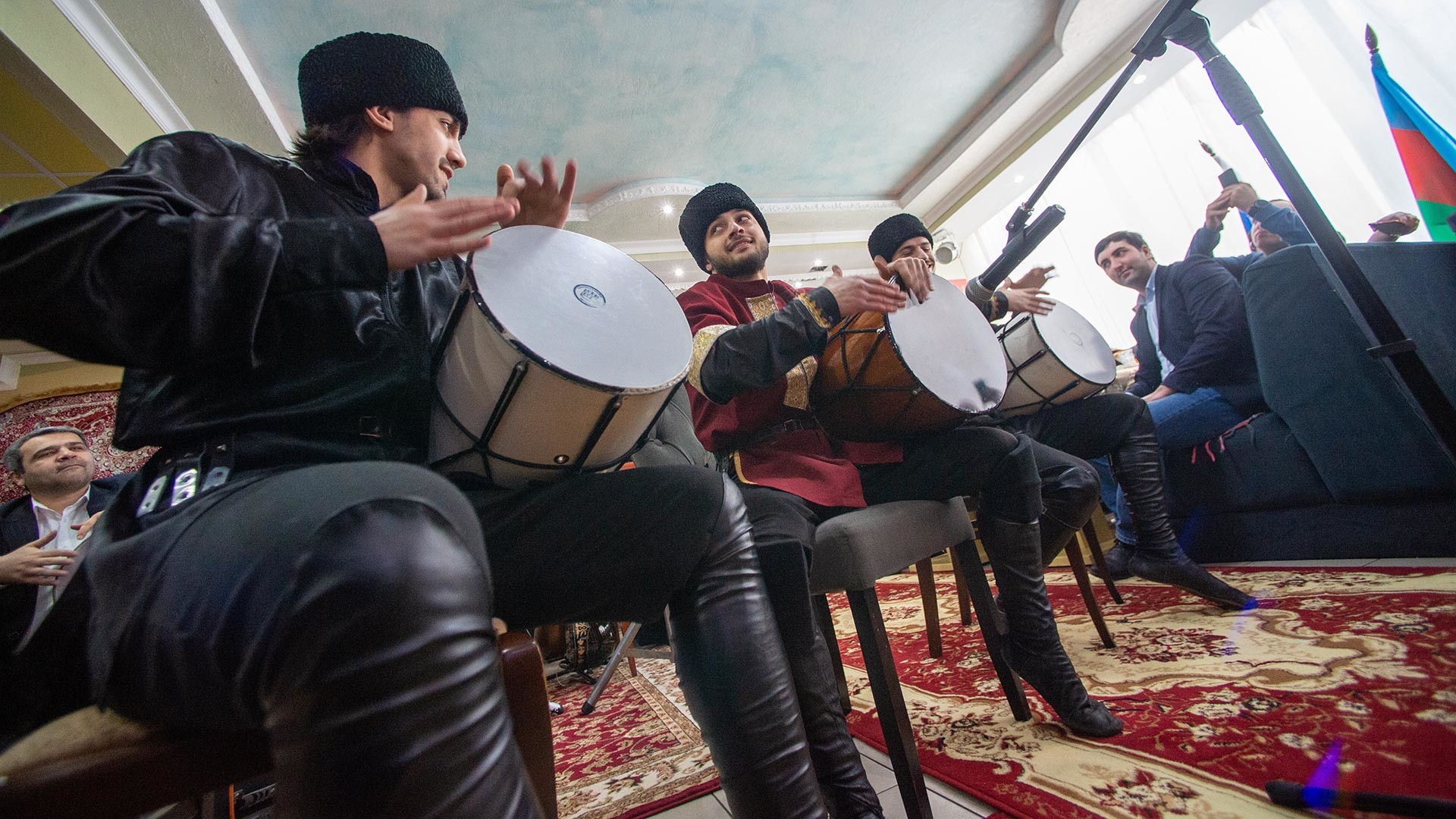 Торжественное открытие Азербайджанского культурно-образовательного центра в Химках.