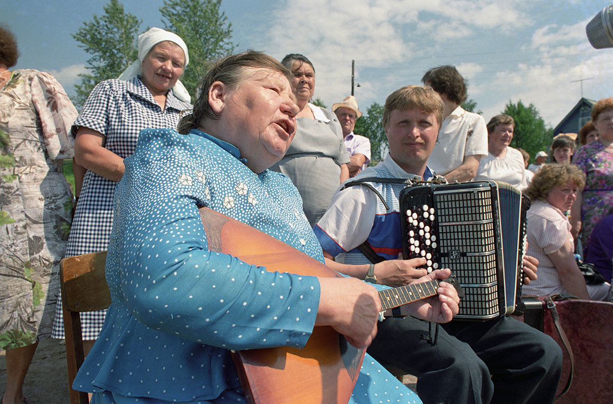  Фолклорен фестивал в античното село Суднозеро, Карелска АССР, 1991 година 