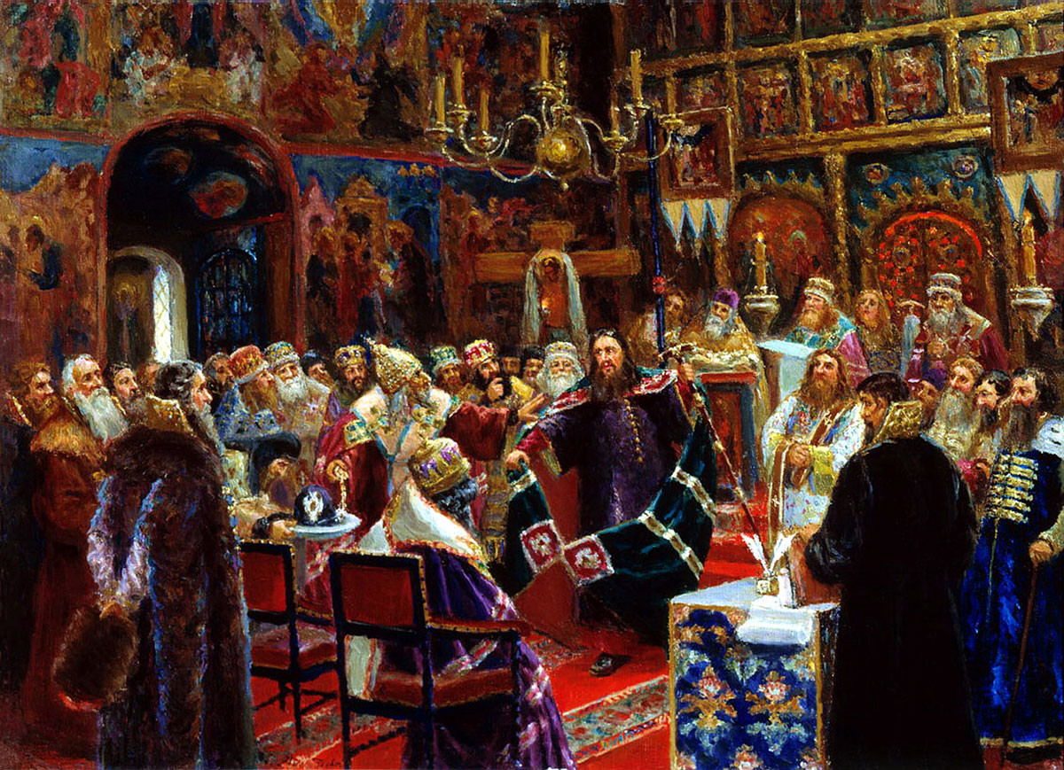 Sojenje patriarhu Nikonu, Sergej Miloradovič, 1885