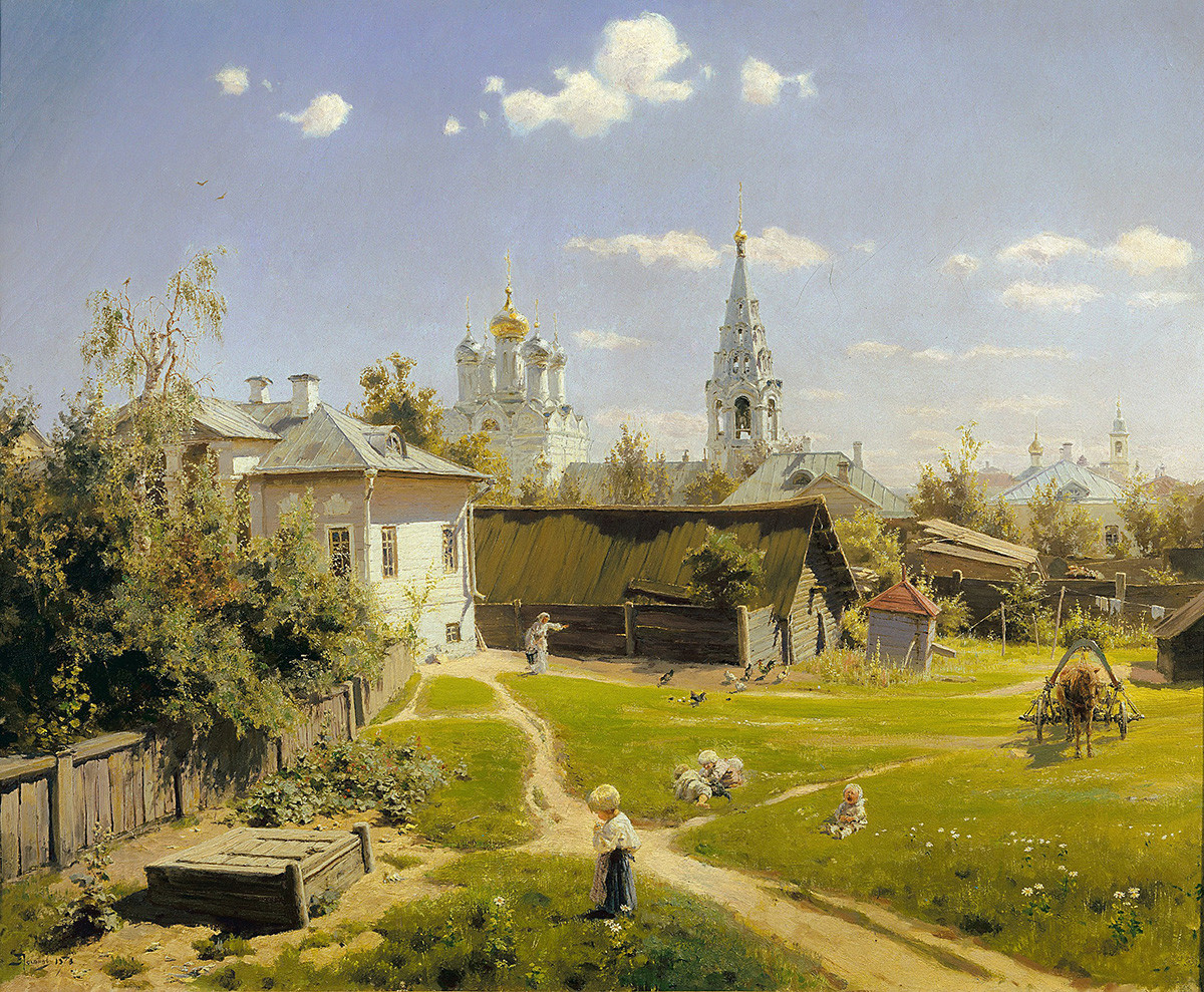 Pekarangan Moskow, Vasily Polenov (1878)
