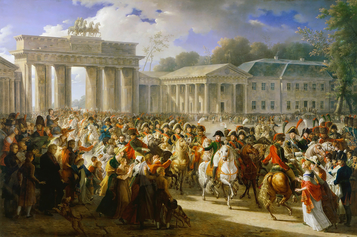 Charles Meynier. Entrada de Napoleón I en Berlín, 27 de octubre de 1806

