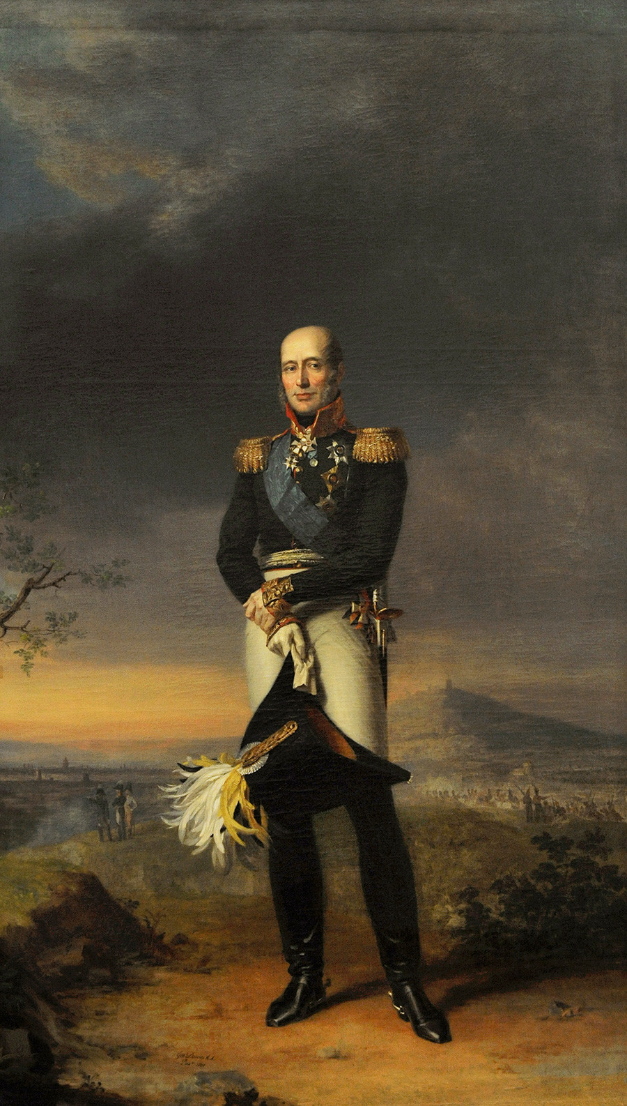 Mihail V. Barclay de Tolly (1761-1818). Ruski feldmaršal in vojni minister. Portret Georgea Dawea (1781-1829), 1829. Ermitaž