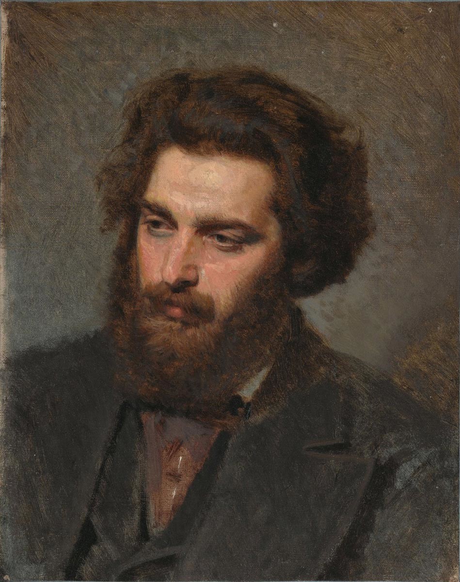 Портрет А.И.Куинджи, Иван Крамской, 1872 