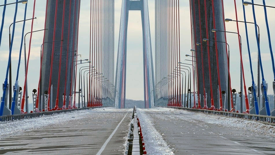 Русский мост во льдах