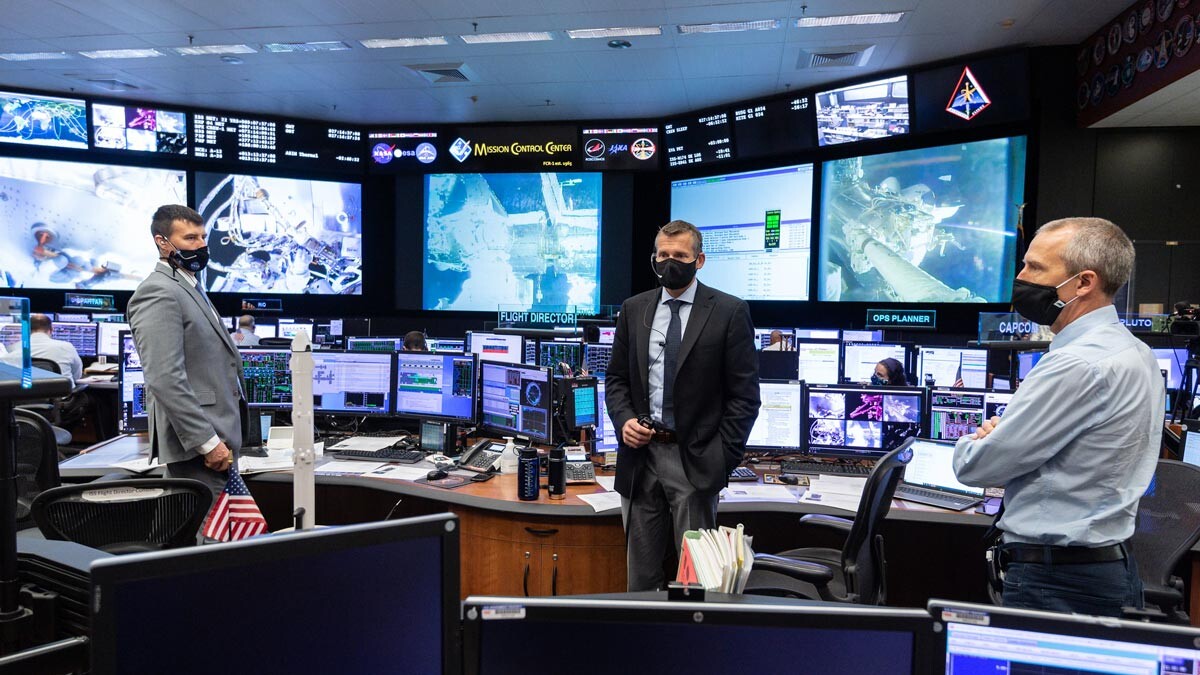 Центр управления полетами НАСА в Хьюстоне