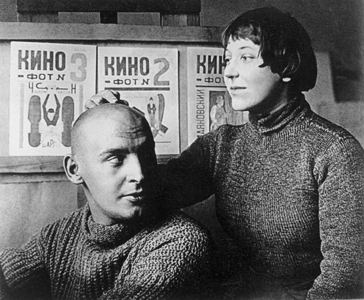 アレクサンドル・ロトチェンコと妻の構成主義芸術家ワルワーラ・ステパーノワ