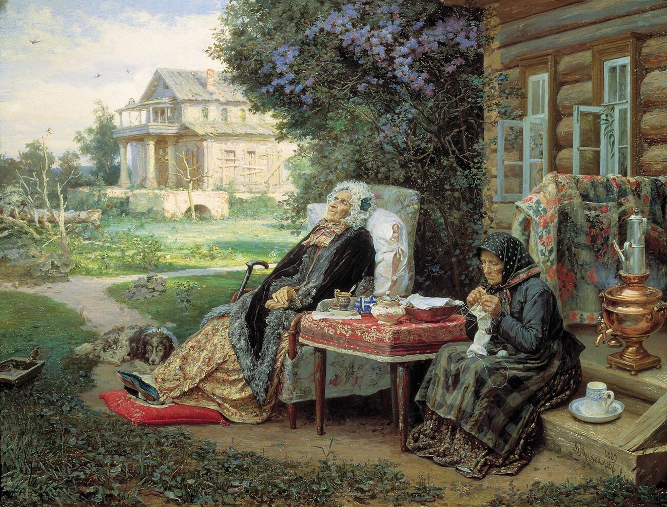 «Всё в прошлом», Василий Максимов, 1889.