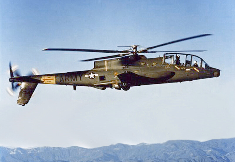 Girodino estadounidense Lockheed AH-56 Cheyenne. 1967.

