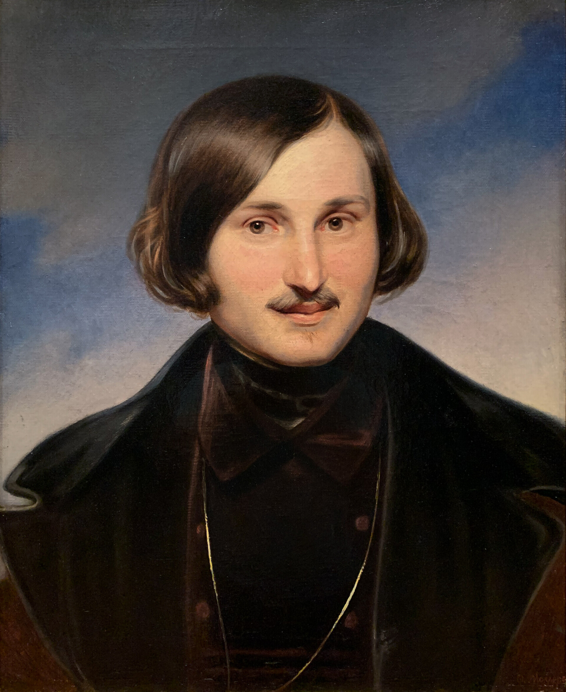 Fjodor Moller. Portret Nikolaja Gogolja, 1840
