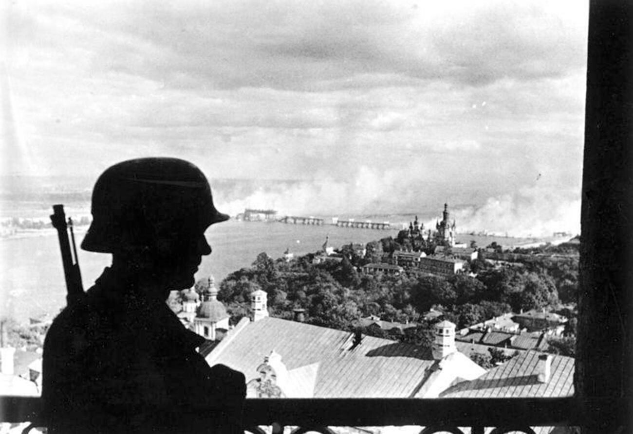 Оккупированный немецкими войсками Киев.