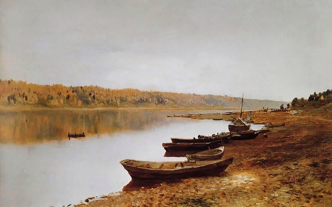 Di Volga, 1887-1888.