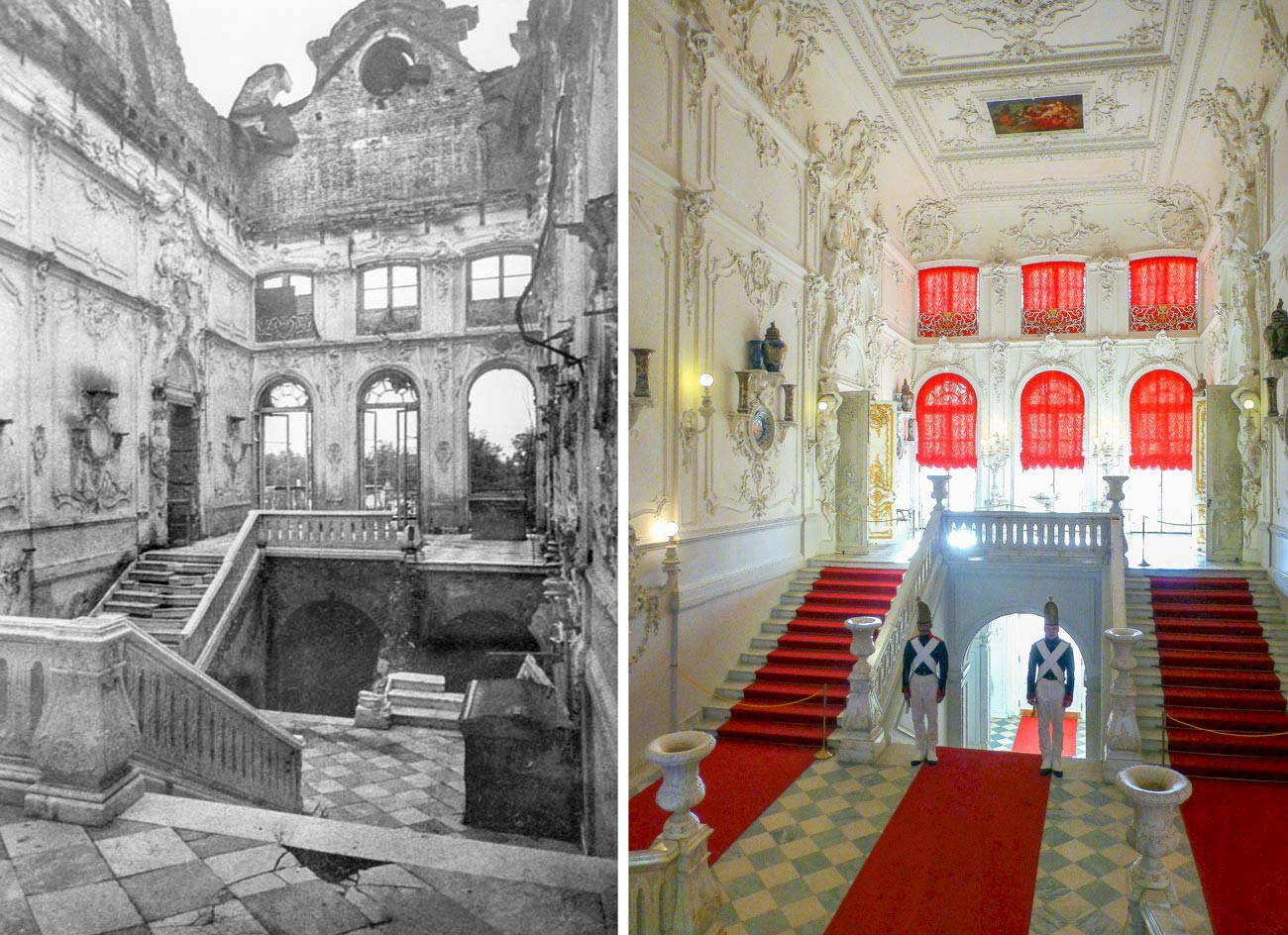 Главная лестница Александровского дворца