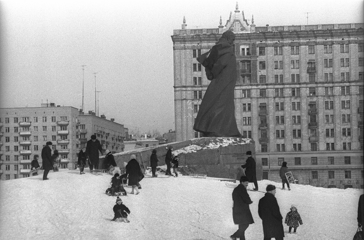 Das sowjetische Moskau der 1950-1970er Jahre durch die Kameralinse von ...