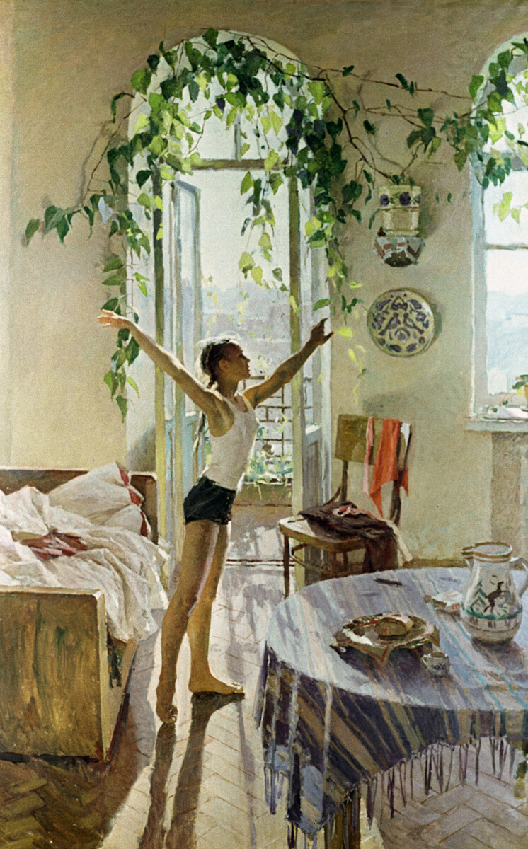 Татьяна Яблонская. Утро, 1954