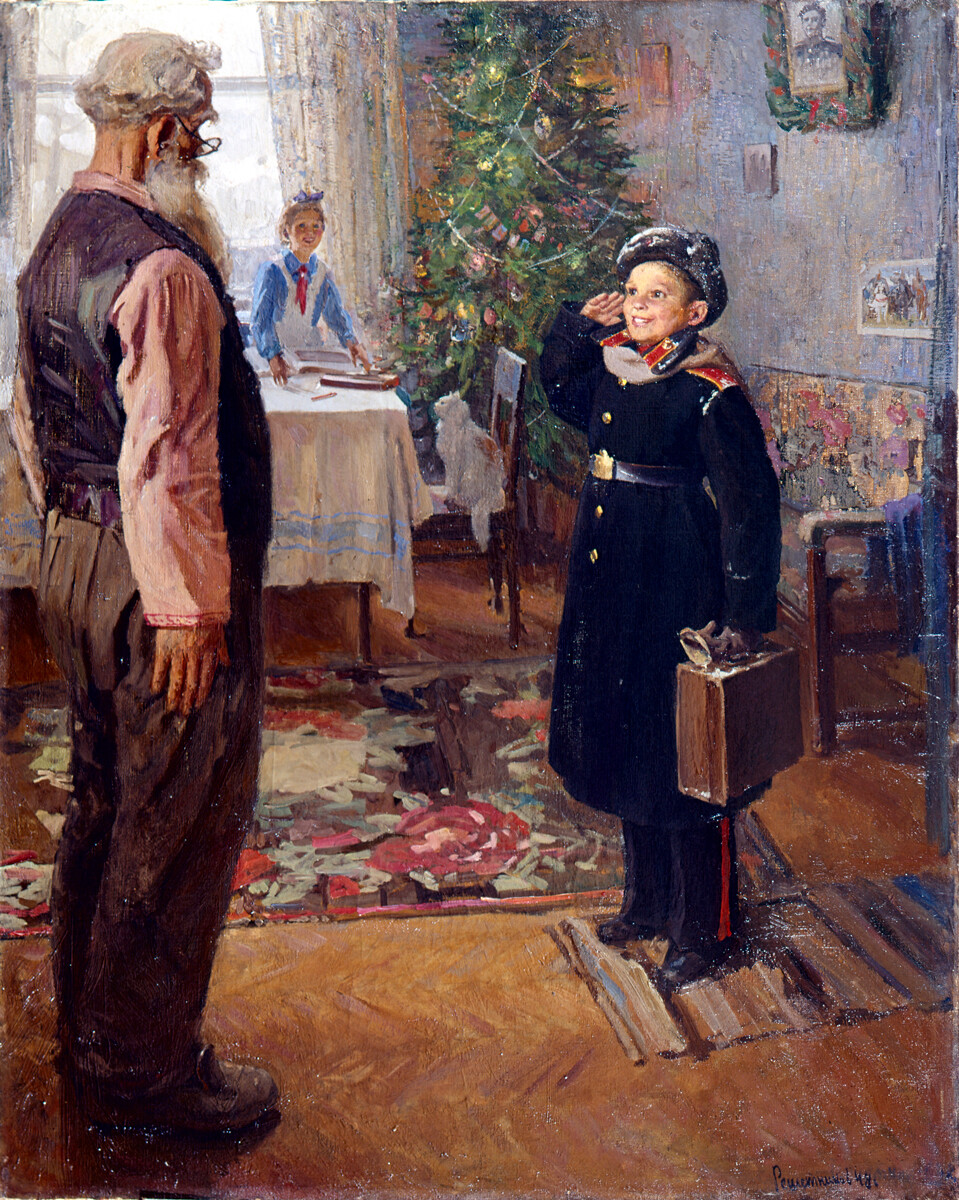 Федор Решетников. Прибыл на каникулы, 1948