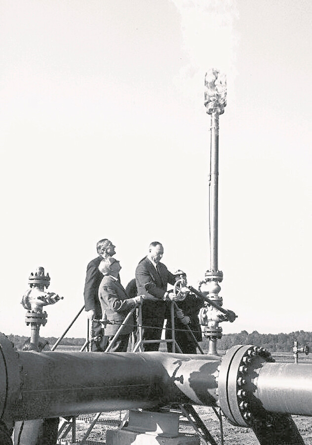  Първи газ в Баумгартен. / OMV / Газпром 