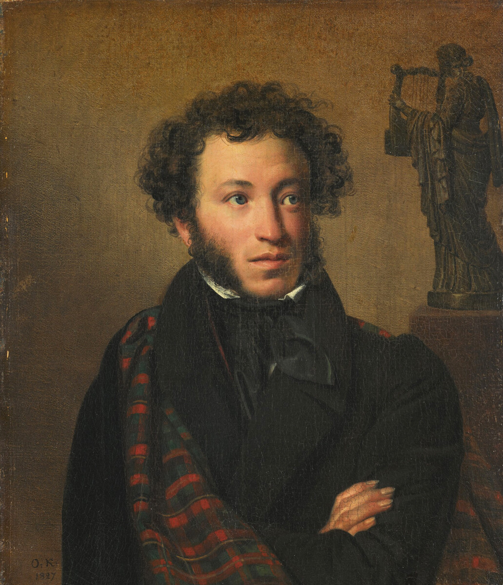  Портрет на А.С. Пушкин, 1827, Орест Кипренский 