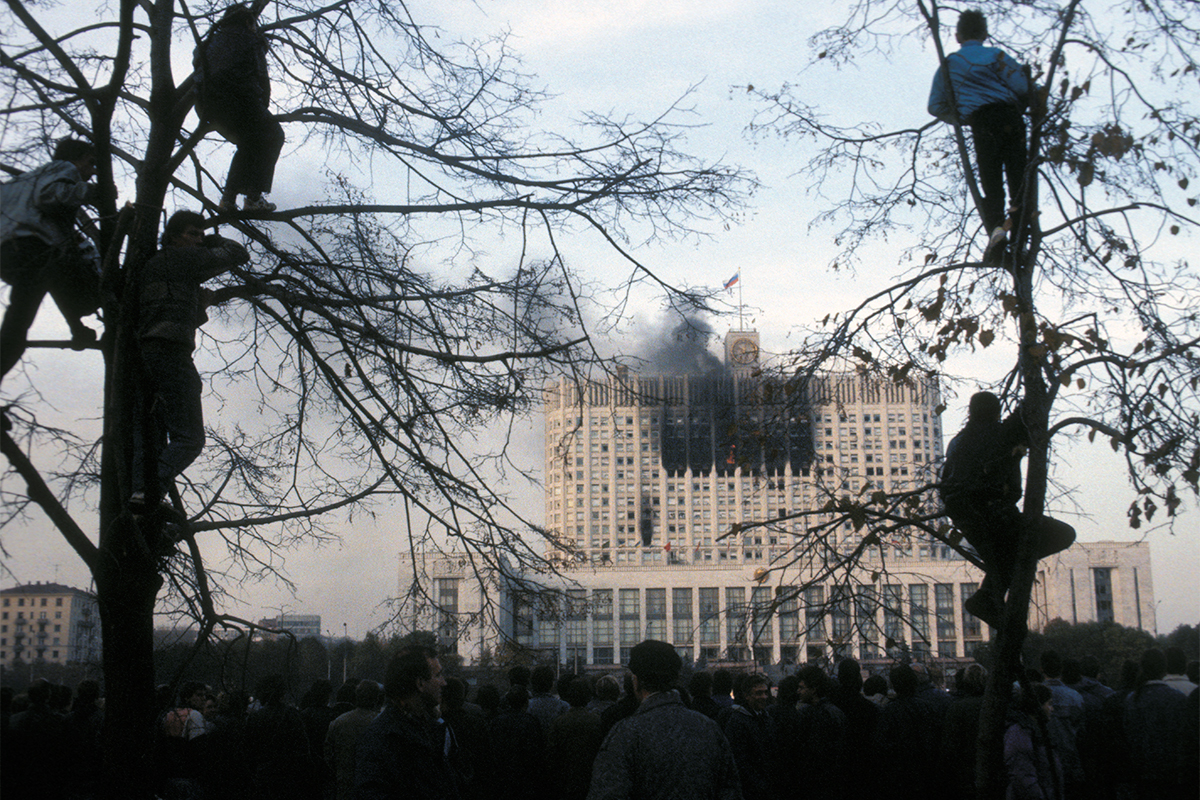 Напад на Бели дом у Москви, 1993.