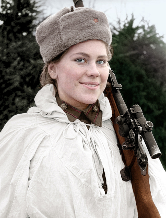 Роза Шанина (1924 – 1945), совјетски снајпериста из Великог отаџбинског рата.